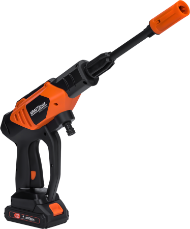 Aparat masina pistol de spalat cu presiune cu acumulator baterii 2x4Ah 20V 60bar + accesorii (KD662) [1]