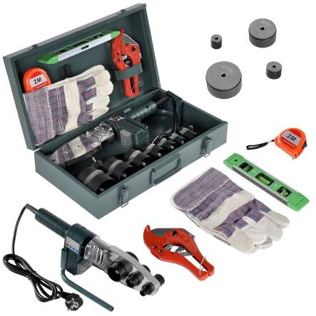 Aparat plita lipire lipit sudura sudat tevi PPR PVC Polipropilena 2700W 16-63mm + accesorii (BP-6506) [0]