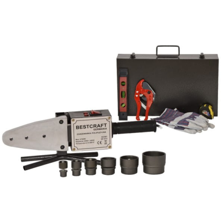 Scule electrice - Aparat plita lipire lipit sudura sudat tevi PPR PVC Polipropilena 2700W 16-63mm + accesorii (EC591)