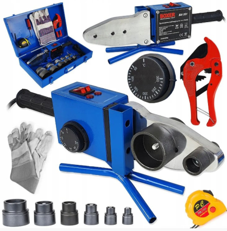 Scule electrice - Aparat / plita lipire lipit sudura sudat tevi PPR PVC Polipropilena 2850W 16-63mm + accesorii (BX-351)