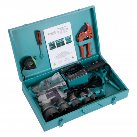 Aparat plita lipire sudura tevi PPR 1500W 20-63mm Polipropilena 50-300ᵒC (DZ-EI100) [4]