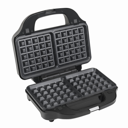 Aparat sandwich 3 in 1, 1500W, placi interschimbabile pentru wafe, toast si grill (KD4133) [7]