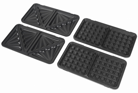 Aparat sandwich 3 in 1, 1500W, placi interschimbabile pentru wafe, toast si grill (KD4133) [2]
