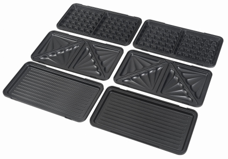 Aparat sandwich 3 in 1, 1500W, placi interschimbabile pentru wafe, toast si grill (KD4133) [14]