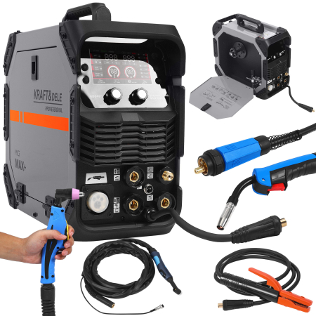 Aparate sudura - Aparat sudura 5 in 1 255A – MIG, MAG, MMA, TIG și tăietor cu plasmă (KD3423)