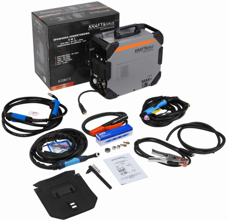 Aparat sudura 5 in 1 255A – MIG, MAG, MMA, TIG și tăietor cu plasmă (KD3423) [1]