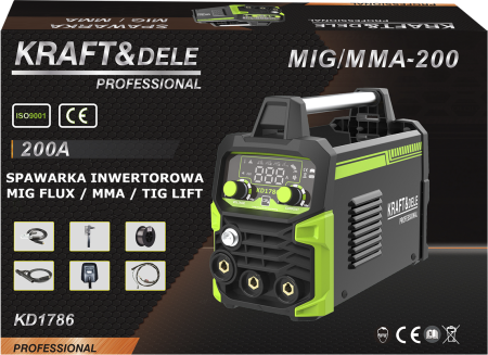 Aparat sudura multiproces 200A MIG-MAG MMA TIG-Lift FLUX (KD1786) [12]