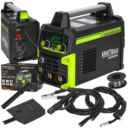 Sudura / taiere - Aparat sudura multiproces 200A MIG-MAG MMA TIG-Lift FLUX (KD1786)