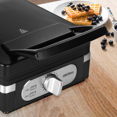Aparat vafe gofre 2000W, 3 trepte temperatura alimentare 220-240V (KD4100) [8]