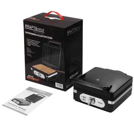 Aparat vafe gofre 2000W, 3 trepte temperatura alimentare 220-240V (KD4100) [13]