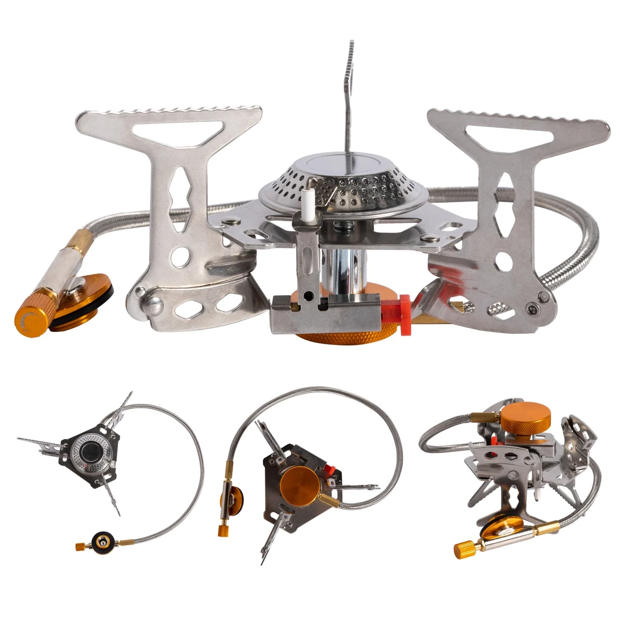 Aragaz camping pliabil aprindere piezo 150x85mm (GF-2438) [8]