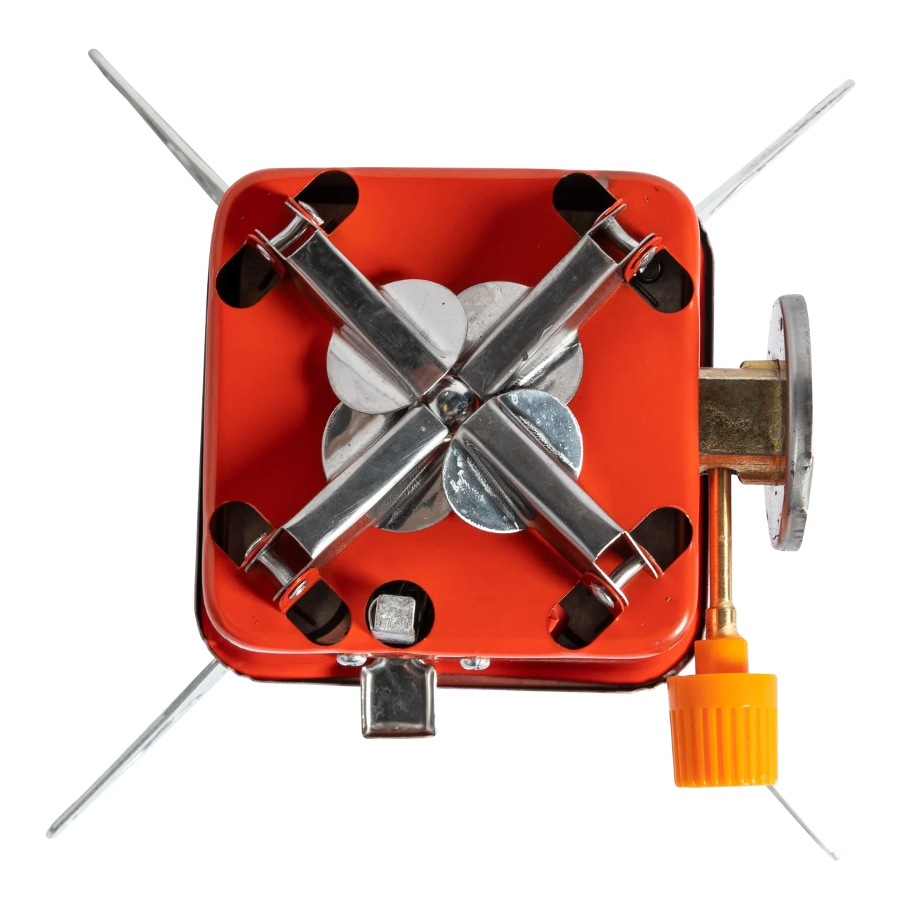 Aragaz camping putere termica 2.8 kw aprindere piezo-electrica compatibil rezerva gaz spray 95x95mm (GF-2437) [7]