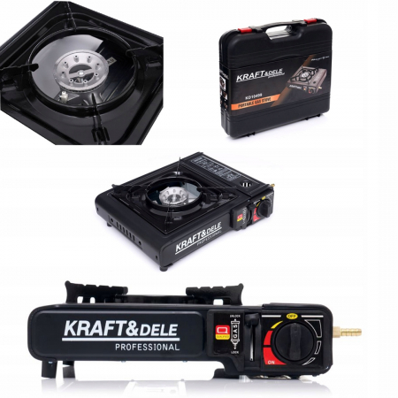 Produse noi (necategorizate) - Aragaz camping turist aprindere automata butelie universala 2200w (KD10499)