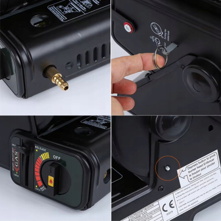 Aragaz cuptor incalzitor camping pe gaz 1.8 Kw (KD11743) [10]