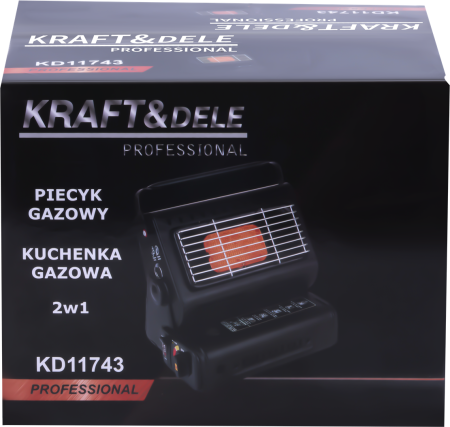 Aragaz cuptor incalzitor camping pe gaz 1.8 Kw (KD11743) [13]