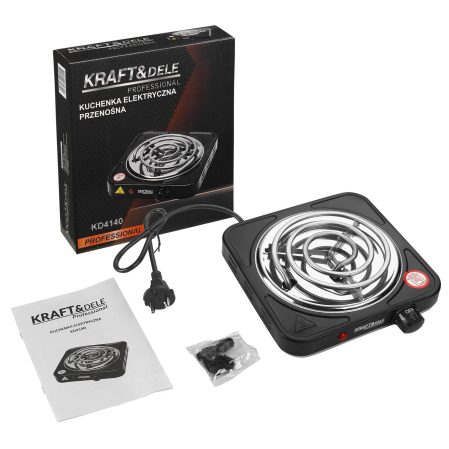 Casa - Aragaz electric 1500W cu termostat reglabil pentru gatit si incalzit (KD4140)