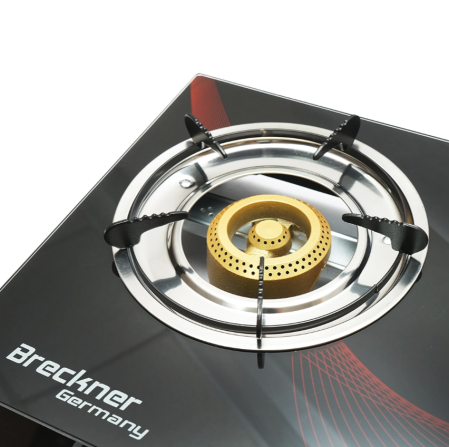 Aragaz, plita cu 3 arzatoare din fonta 2.5KW, sticla securizata 700x380x94mm DISMM71 (BK78954) [4]