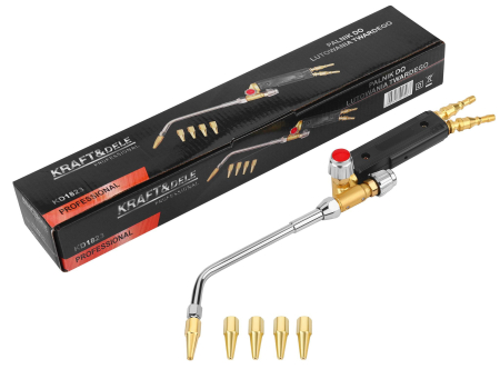 Produse noi (necategorizate) - Arzator sudura taiere lipire oxigen-gaz + 5 duze interschimbabile (KD1823)