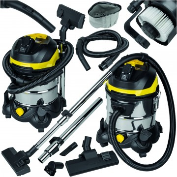 Aspiratoare - Aspirator de atelier cu scuturare filtru 2200W, 25L, 20kPa (ASVC25L)