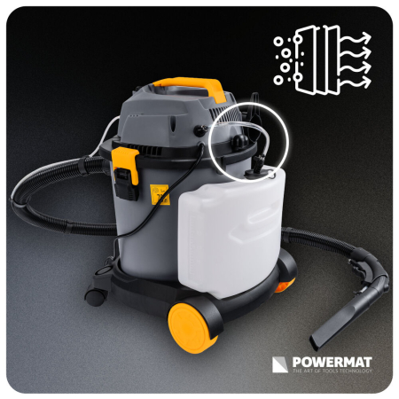 Aspirator industrial cu spalare 2000W, 20L, aspirare umeda si uscata, 25kPa, rezervor detergent 3L, functie suflare PM1629 (PM-ODP-2000M-PRO) [8]