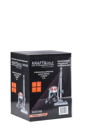 Aspirator industrial fără sac 2000W 9L + accesorii (KD5149) [13]