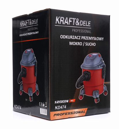 Aspirator industrial umed uscat 1200W 15L (KD474) [11]