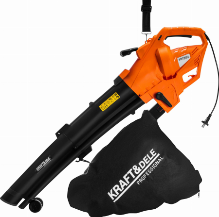 Altele - Aspirator si suflanta de frunze electrica 3600W cu functie de tocare 10:1 (KD5197)