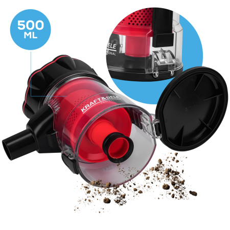 Aspirator vertical de mana 220 230V 600W 0.5L + accesorii (KD5147) [22]