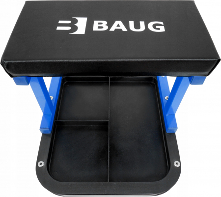 Scaun service auto cu sertar scule roti 360 grade atelier mecanic (B4911) [2]
