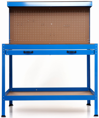 Banc de lucru cu perete scule si sertar 1200x600mm blat 12mm (KD640) [2]