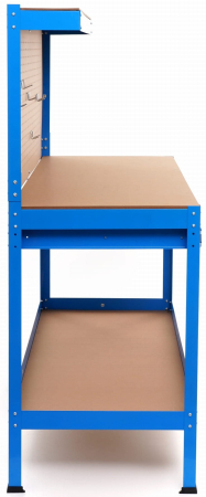 Banc de lucru cu perete scule si sertar 1200x600mm blat 12mm (KD640) [7]