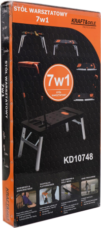 Banc de lucru multifunctional 7 in 1 pliabil cu roti capacitate 250 kg (KD10748) [1]