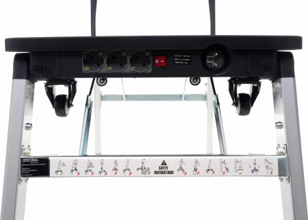 Banc de lucru multifunctional 7 in 1 pliabil cu roti capacitate 250 kg (KD10748) [5]