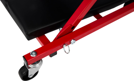 Banca atelier 2 in 1 tip sezlong si scaun, 6 roti pivotante, cadru metalic, 150 kg (KD10764) [16]