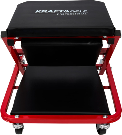 Banca atelier 2 in 1 tip sezlong si scaun, 6 roti pivotante, cadru metalic, 150 kg (KD10764) [3]