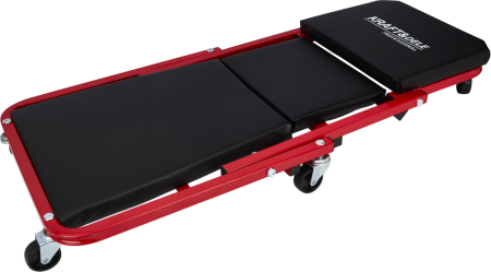 Banca atelier 2 in 1 tip sezlong si scaun, 6 roti pivotante, cadru metalic, 150 kg (KD10764) [12]