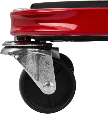 Banca atelier 2 in 1 tip sezlong si scaun, 6 roti pivotante, cadru metalic, 150 kg (KD10764) [5]