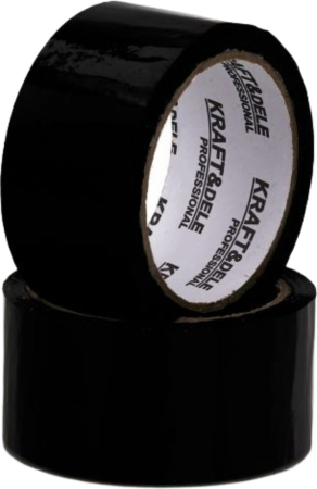 Banda adeziva de ambalare neagra 48 mm x 45 m cu adeziv acrilic (KD11841) [1]