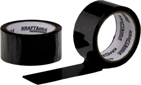 Banda adeziva de ambalare neagra 48 mm x 45 m cu adeziv acrilic (KD11841) [2]