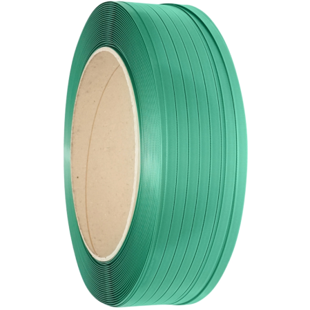 Produse noi (necategorizate) - Banda de legat PET poliester, 19x1mm, verde, rola 1000m DISFN12 (BK92415)