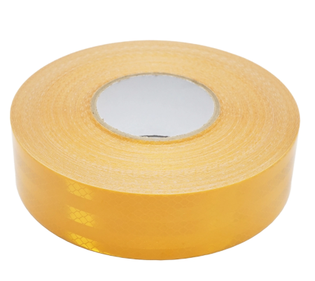 Produse noi (necategorizate) - Banda reflectorizanta galbena 45.7m /rola  (BK89002)