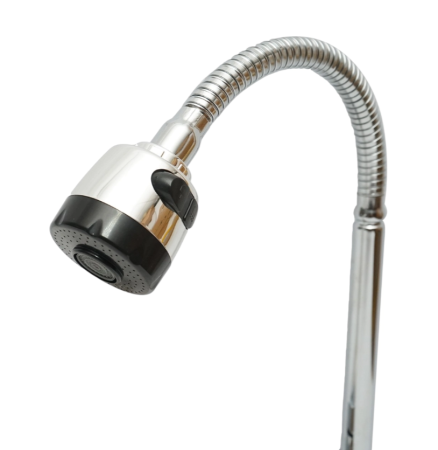 Baterie chiuveta bucatarie cu pipa flexibila, perlator 2 functii, crom lucios DISMU13 (BK79029) [2]