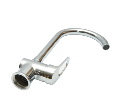 Baterie chiuveta bucatarie rotativa monocomanda, cartus ceramic, crom lucios (DISSY39) [2]