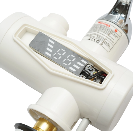 Baterie electrica instant incalzire apa calda cu afisaj digital 3000W, 220V, 35-55 grade IPX4 (DISMK86) [4]