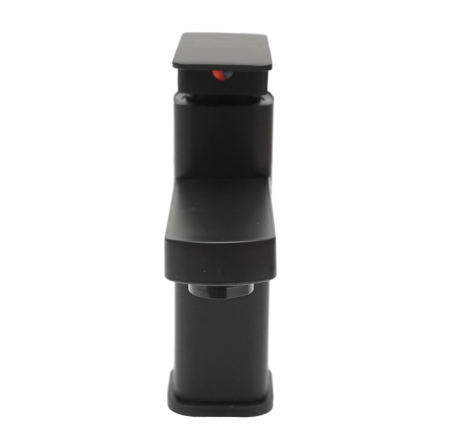 Baterie lavoar monocomanda, finisaj negru mat, montaj stativ, otel inoxidabil, accesorii incluse (DISPM65) [3]