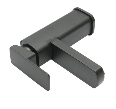 Baterie lavoar monocomanda, finisaj negru mat, montaj stativ, otel inoxidabil, accesorii incluse (DISPM65) [4]
