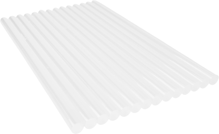 Batoane silicon pistol lipit 11x250mm albe adeziv termofuzibil 42 buc 1kg (KD11261) [2]