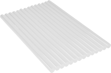 Batoane silicon pistol lipit 11x250mm albe adeziv termofuzibil 42 buc 1kg (KD11261) [3]