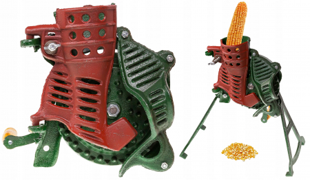 Batoza manuala desfacut curatat porumb moara cu roata (G73187) [6]