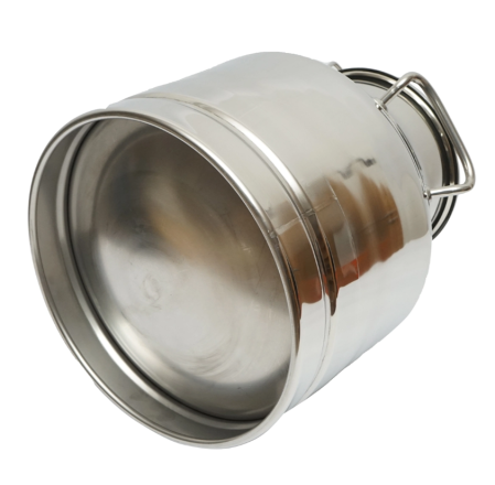Bidon de inox pentru lapte cu capac 20L aparat de muls vaci DISED65 (BK90553) [2]